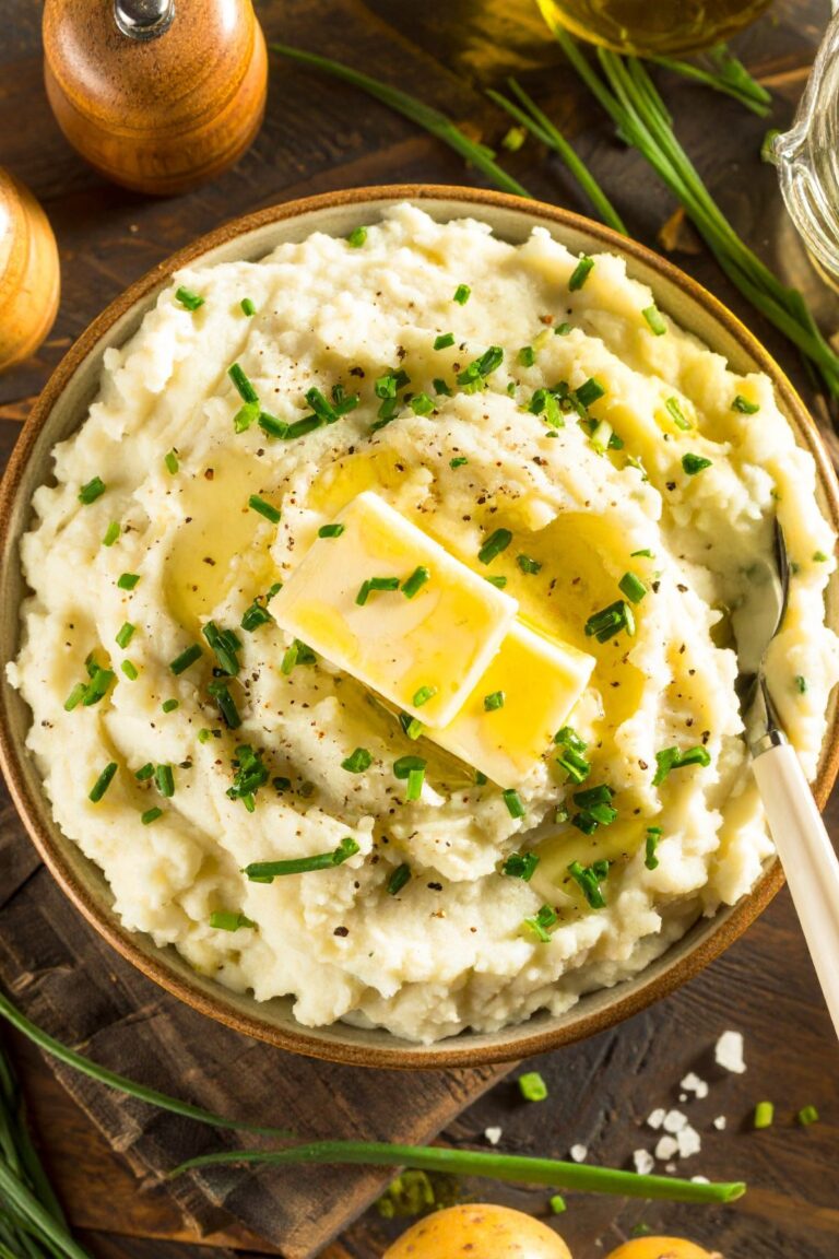 Creamy Cottage Cheese Mashed Potatoes