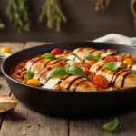 Caprese Chicken Skillet featured-hero