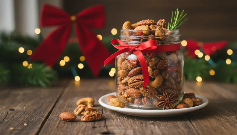 Quick Spiced Nuts Christmas Gift featured-hero