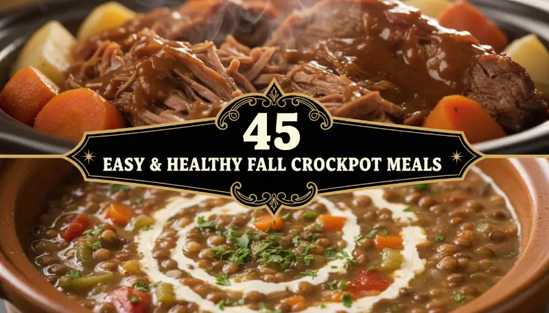45 Easy & Healthy Fall Crockpot Meals idea 2