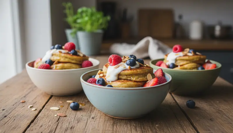 Baked Protein Pancake Bowls featured-hero