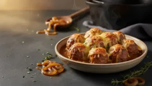 Crock Pot French Onion Meatballs featured-hero
