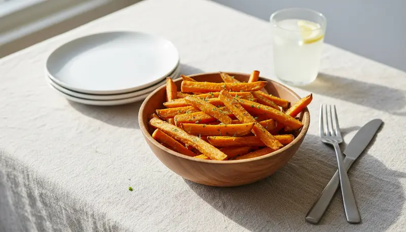 Easy Sweet Potato Fries (healthy) ingredients