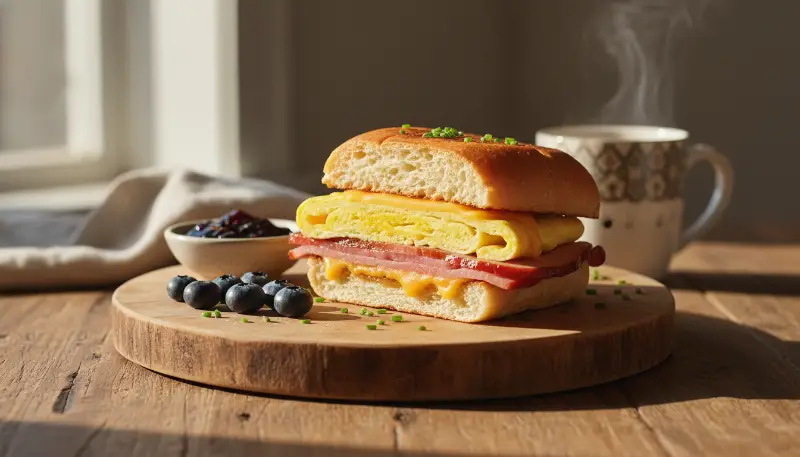 Ham Cheese And Egg Sandwich Breakfast Sandwich Ideas Grand Slam Breakfast Ham Breakfast Breakfast Sandwich Recipes Breakfast Bites Breakfast Pastries Breakfast Recipes Casserole featured-hero