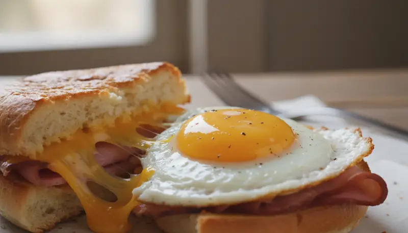 Ham Cheese And Egg Sandwich Breakfast Sandwich Ideas Grand Slam Breakfast Ham Breakfast Breakfast Sandwich Recipes Breakfast Bites Breakfast Pastries Breakfast Recipes Casserole                          ingredients
