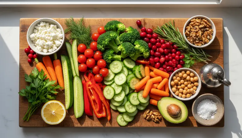 Healthy Holiday Appetizers ingredients