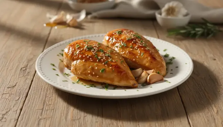 Honey Garlic Chicken Breasts featured
