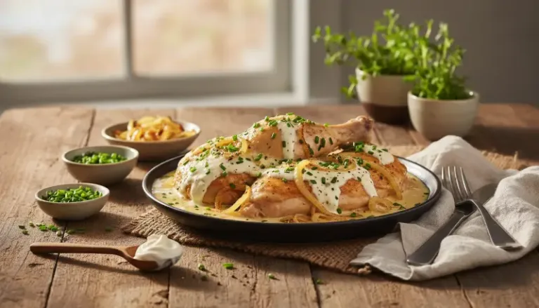 Sour Cream and Onion Chicken featured