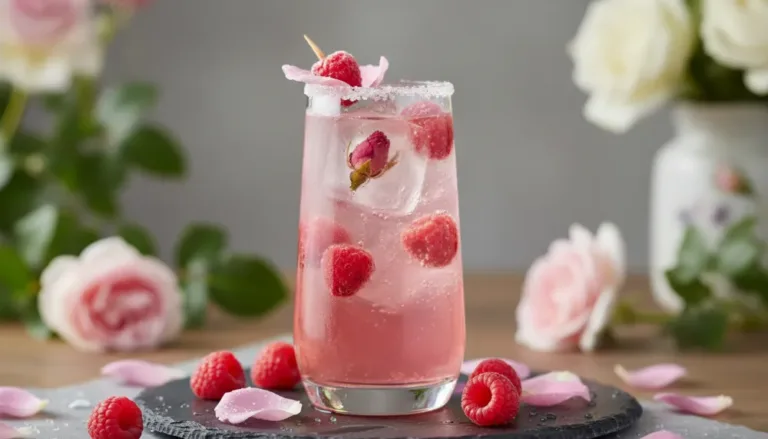 The Ultimate Rose Raspberry Spritzer: A Botanical Non-Alcoholic Masterpiece