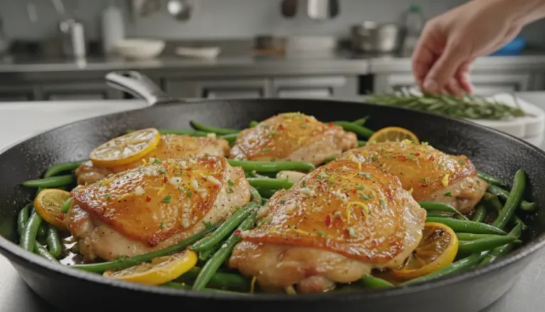 Lemon Garlic Butter Chicken Thighs Recipe with Green Beans – The Ultimate Guide